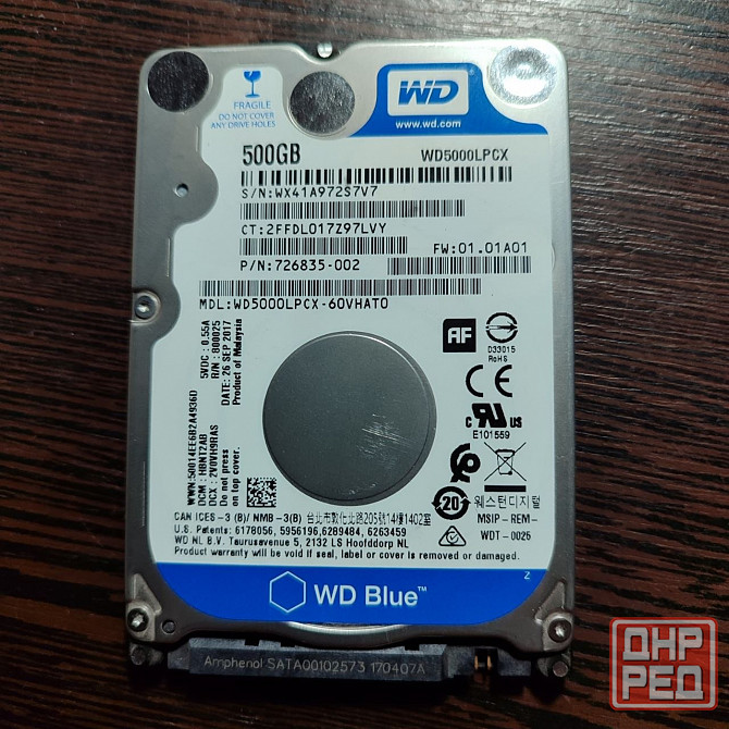 Hdd WD 500gb 2,5' Донецк - изображение 1