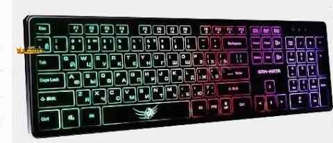 Клавиатура Игровая Dialog Kgk-17u Black Gan-kata 104кл. Радужная Подсветка - чёрная 1.6м - арт:9410 Донецк
