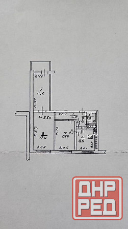 Продается 3 кoм. квapтиpa 5/9 Общ. 64,8 м², Донецк, Ленинский р-н, ул. Куприна (Боссе) Донецк - изображение 10