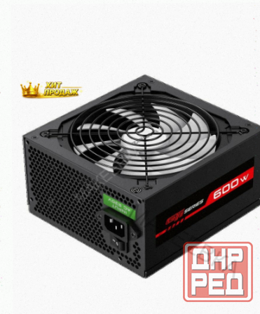 Блок Питания Atx Zircon Gti-600 80+ (черный 600w 20+4pin 4+4pin 2*6+2pin 6*sata 3*molex в - арт:9701 Донецк - изображение 2
