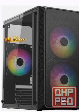 Корпус Matx Formula Air Mesh g4, Mini-tower, Без бп, Черный [air Mesh g4 b] - арт:8536 Донецк - изображение 1