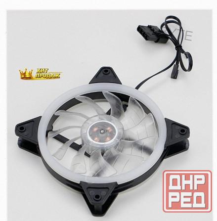 Вентилятор Digma Dfan-frgb3 120x120x25mm 3-pin 4-pin (molex)23db 135gr Led Ret - арт:7058 Донецк - изображение 3