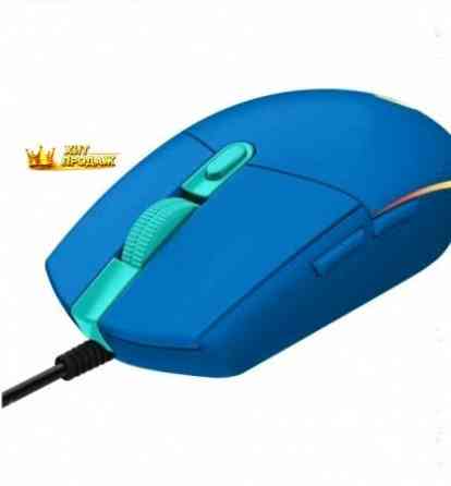 Игровая Мышь Logitech Usb g102 Lightsy Blue 910-005810 Проводная - арт:3889 Донецк