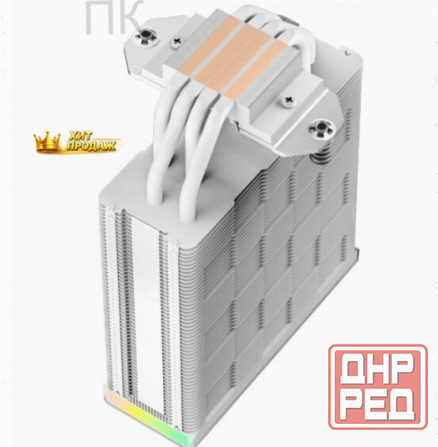 Кулер Для Охлаждения Процессора Deepcool ak400 Digital wh, Белый - арт:6937 Донецк - изображение 3