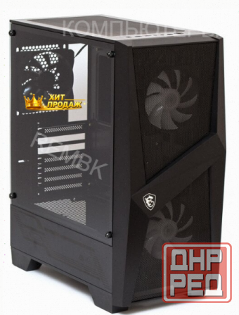 Корпус Atx Msi Mag Forge 100m Без бп чёрный - арт:2227 Донецк - изображение 4