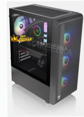 Корпус Thermaltake s200 tg Argb ca-1x2-00m1wn-00 Black - арт:9619 Донецк