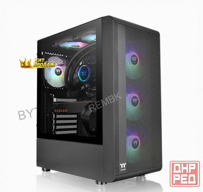 Корпус Thermaltake s200 tg Argb ca-1x2-00m1wn-00 Black - арт:9619 Донецк - изображение 1