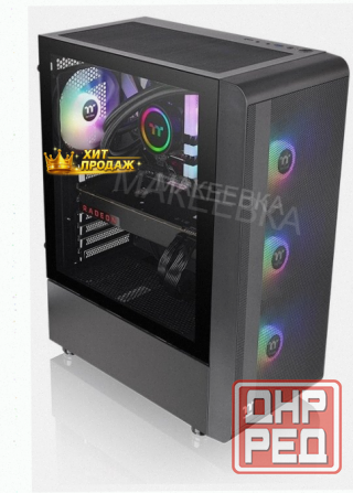 Корпус Thermaltake s200 tg Argb ca-1x2-00m1wn-00 Black - арт:9619 Донецк - изображение 3