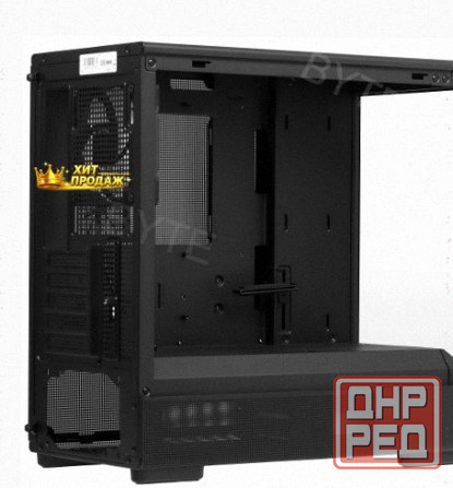 Корпус Zalman p10, Matx, Black, Window, 2x3.5", 3x2.5", 1xusb Type-c, 1xusb3.0, Rear 1x12 - арт:3883 Донецк - изображение 2
