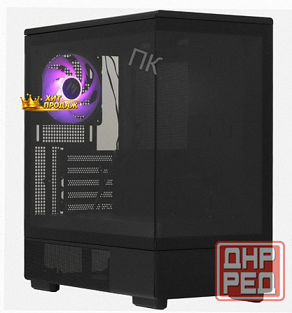 Корпус Zalman p10, Matx, Black, Window, 2x3.5", 3x2.5", 1xusb Type-c, 1xusb3.0, Rear 1x12 - арт:3883 Донецк - изображение 1
