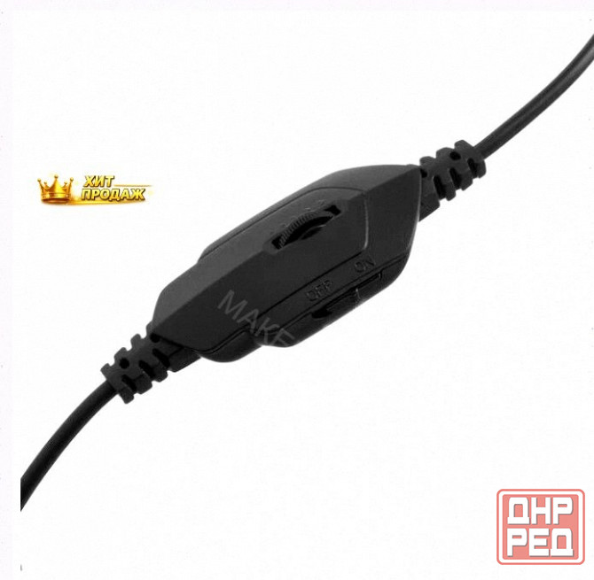 Игровые Наушники Проводные с Микрофоном Crown Micro Cmgh-101t чёрный/синий - арт:4465 Донецк - изображение 3