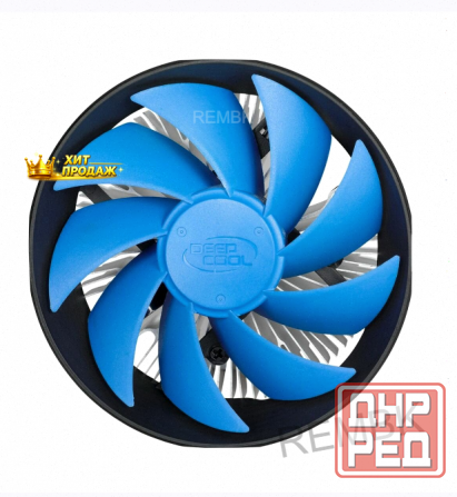 Deepcool Gamma Archer v2 Soc-am5/am4/1200/1700/1851 Черный/синий 3-pin al+cu 95w g-u-arch - арт:1860 Донецк - изображение 4
