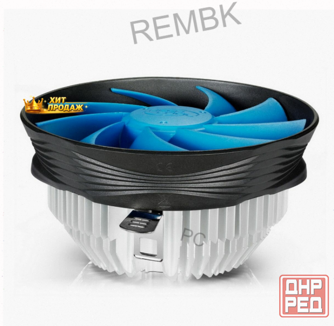 Deepcool Gamma Archer v2 Soc-am5/am4/1200/1700/1851 Черный/синий 3-pin al+cu 95w g-u-arch - арт:1860 Донецк - изображение 1
