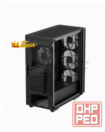 Корпус Deepcool Matrexx 55 v4 Mesh Черный Без бп Atx 7x120mm 2x140mm 2xusb3.0 Audio Bott - арт:6001 Донецк - изображение 3