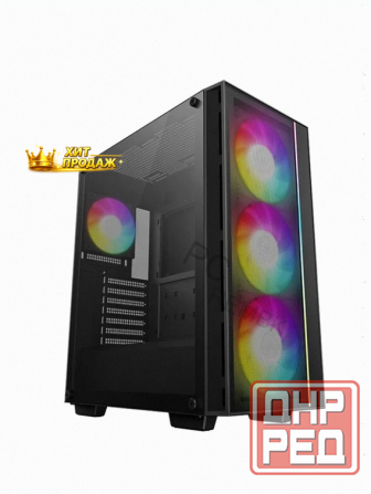 Корпус Deepcool Matrexx 55 v4 Mesh Черный Без бп Atx 7x120mm 2x140mm 2xusb3.0 Audio Bott - арт:6001 Донецк - изображение 1
