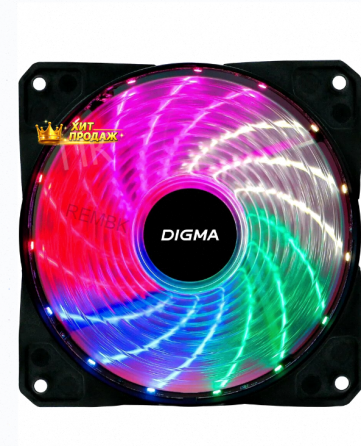 Вентилятор Для Корпуса Dfan-frgb2 Rgb 120х120x25 (molex) - арт:3158 Донецк