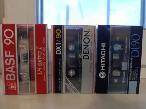 Продам запечатанные аудиокассеты basf, Denon, hitachi Донецк