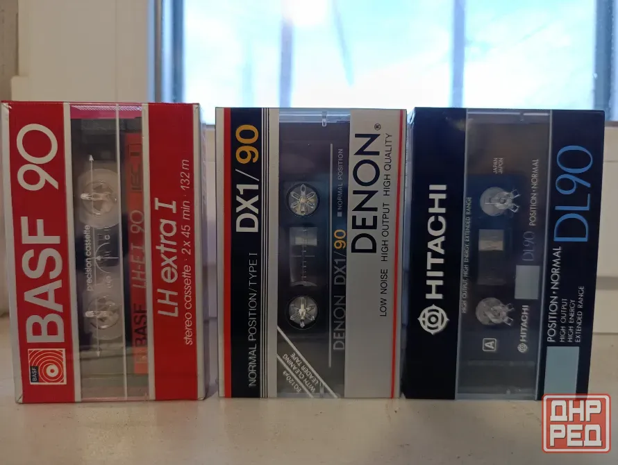 Продам запечатанные аудиокассеты basf, Denon, hitachi Донецк - изображение 1