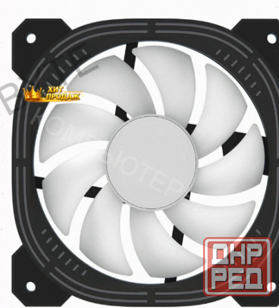 Вентилятор Formula Nulight 12bk Arpw Argb, 120х120x25, Черный, 4-pin Ret - арт:6961 Донецк - изображение 3