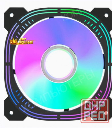 Вентилятор Formula Nulight 12bk Arpw Argb, 120х120x25, Черный, 4-pin Ret - арт:6961 Донецк - изображение 1