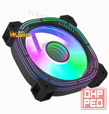 Вентилятор Formula Nulight 12bk Arpw Argb, 120х120x25, Черный, 4-pin Ret - арт:6961 Донецк - изображение 4