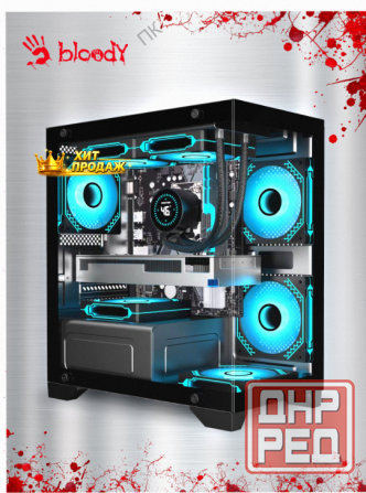 Компьютерный Корпус Matx Bloody bd-cc103 Черный (bd-cc103-bk) - арт:1054 Донецк - изображение 1