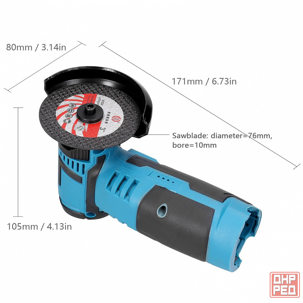Аккумуляторная мини болгарка 12 V Li-Ion Донецк - изображение 2