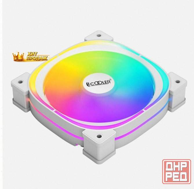 Вентилятор Pccooler ef120 Argb White 4pin Pwm + 3pin Argb, 600-1500 об/мин Retail - арт:7265 Донецк - изображение 3