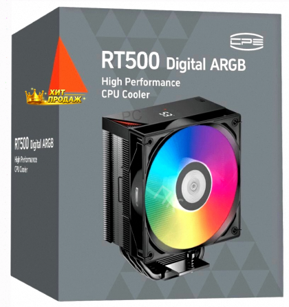 Устройство Охлаждения(кулер) Pccooler rt500 Digital bk Argb Soc-am5/am4/1200/1700/1851 Че - арт:2176 Донецк