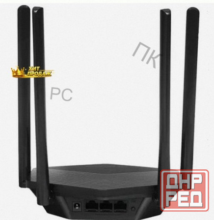 Wi-fi Роутер Mercusys mr60x, 3 Порта Ethernet, 1000 Мбит/с - арт:6714 Донецк - изображение 3
