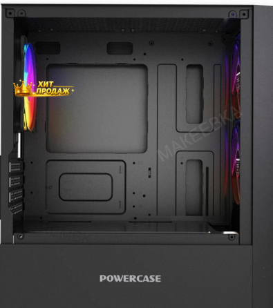 Корпус Powercase Mistral Micro a12b Black (cmma12b-l3) - арт:2434 Донецк