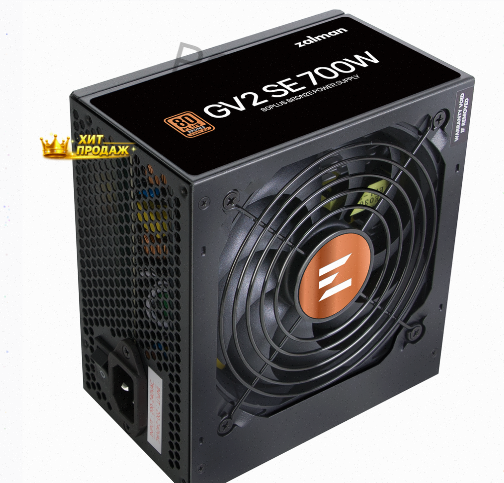 Блок Питания Zalman zm700-gv2se 700 вт, 80 Plus Bronze, 120 мм, Немодульный, Черный - арт:3786 Донецк