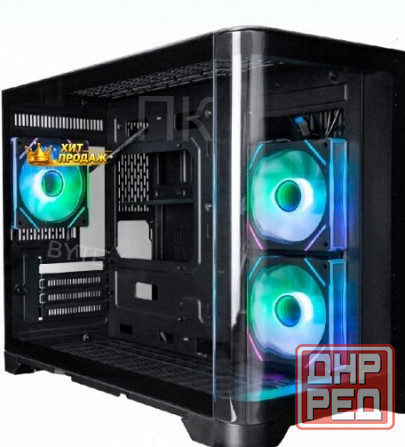 Корпус 1stplayer Uview uv6 Argb, Черный (uv6-bk-2fc7r-1fc7) - арт:7187 Донецк - изображение 1