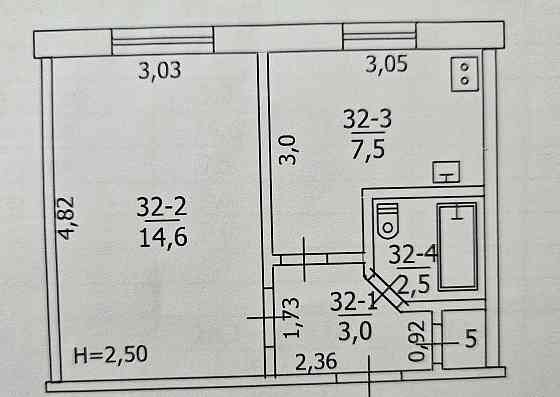Продажа 1к квартиры, Черемушки, Даки Макеевка