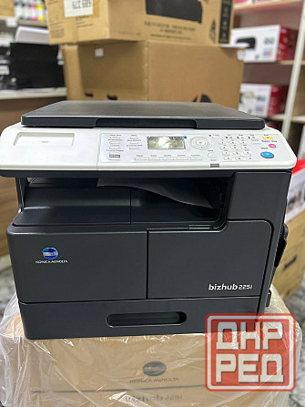 Черно-белый мфу Konica Minolta bizhub 225i Донецк - изображение 1