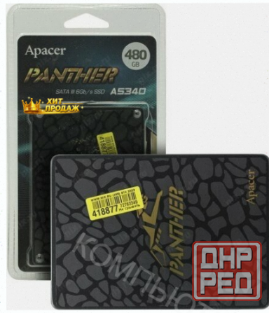 Твердотельный Накопитель Apacer Panther 480 гб Sata ap480gas340g-1 - арт:3524 Макеевка - изображение 1