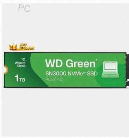 Твердотельный Накопитель Ssd Western Digital Green sn3000, 1000gb, m.2 2280, Pcie 4.0 x4 - арт:6179 Макеевка