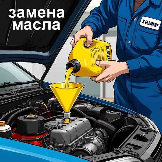 замена масла в двигателе Макеевка