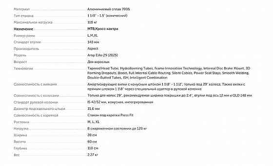 Велосипед Aspect Amp Elite 29'' (custom) Донецк