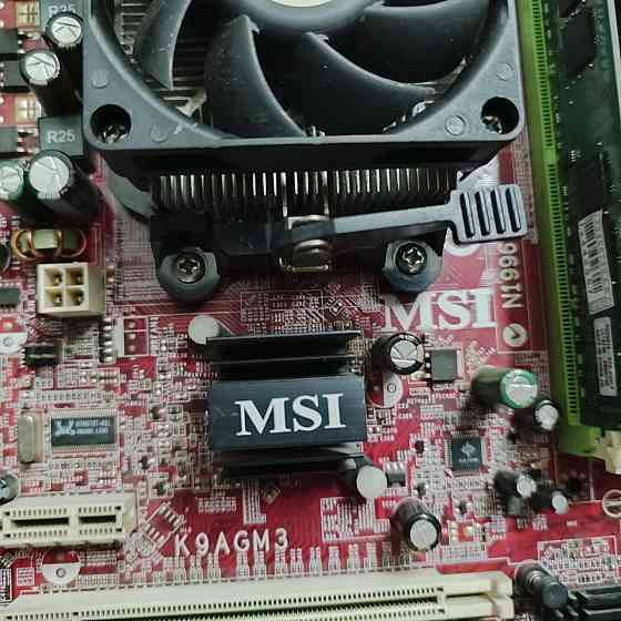 Комплект msi k9agm3 + athlon 64 X2 3600+ 4gb Донецк