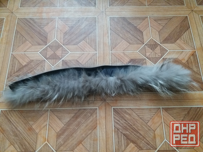 Продам мех опушку на капюшон натульный енот Донецк - изображение 4