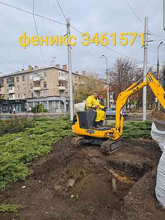Аренда мини-экскаватора, мини- погрузчика Донецк