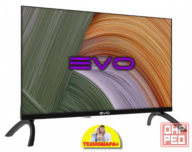 24" тв EVO TV 24 Basic. ТюнерТ2|USB|Спутник|HDMi|Безрамочный Донецк - изображение 3