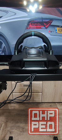 Игровой руль Logitech G923 с кпп и стойкой Макеевка - изображение 3