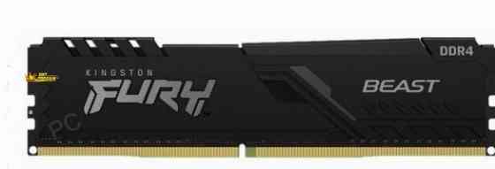 Оперативная Память Ddr4 Kingston 8gb 3200 Mhz pc-25600 Fury Beast Black (kf432c16bb/8) - арт:5439 Макеевка