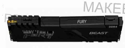 Оперативная Память Ddr4 Kingston 8gb 3200 Mhz pc-25600 Fury Beast Black (kf432c16bb/8) - арт:5439 Макеевка