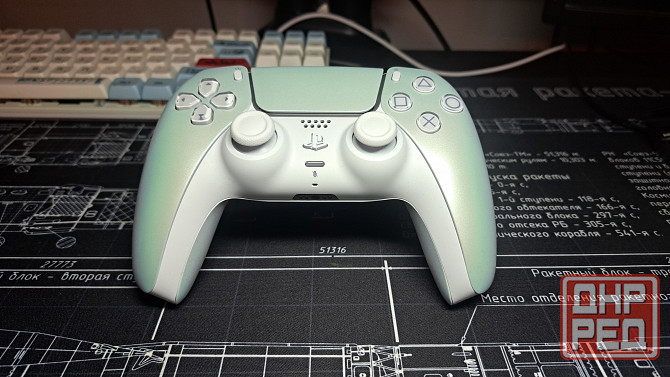 Геймпад PS 5 - Перламутровый /Chroma Pearl Донецк - изображение 1
