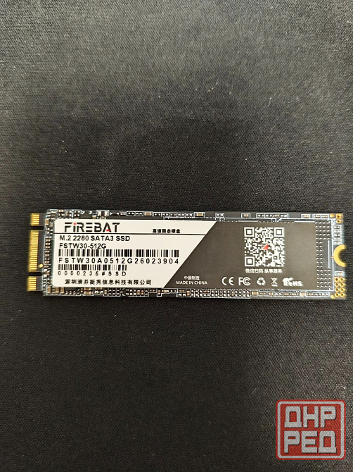 SSD M2 Sata накопитель 512 Гб Firebat Донецк - изображение 1
