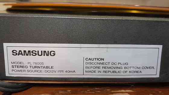 проигрыватель виниловых пластинок samsung pl 7800s. Донецк