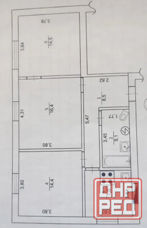 Продам 3к.кв. Сталинка. Пролетарский р-н. Ориентир Шахта 6-я Капитальная. ул.Доблестная. Донецк - изображение 9
